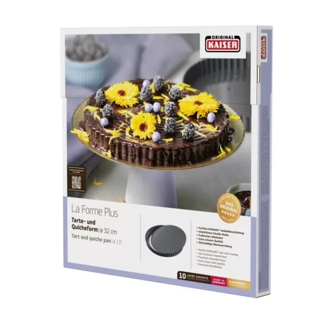 KAISER La Forme Plus Tarte- und Quicheform mit Hebeboden, 32 cm | WMF Outlet