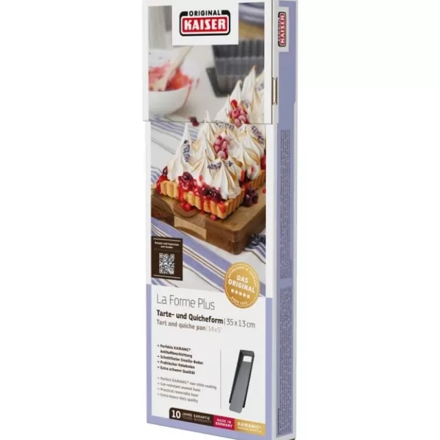 KAISER La Forme Plus Tarte- und Quicheform mit Hebeboden, rechteckig, 35 x 13 cm | WMF Best Sale